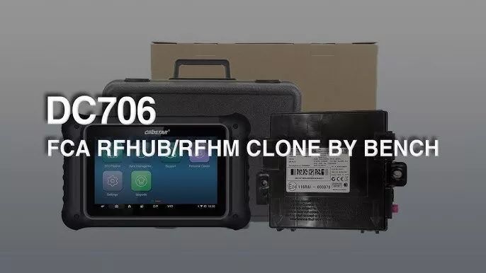 Dc706 fca rfhub / rfhm clone by bench is shown