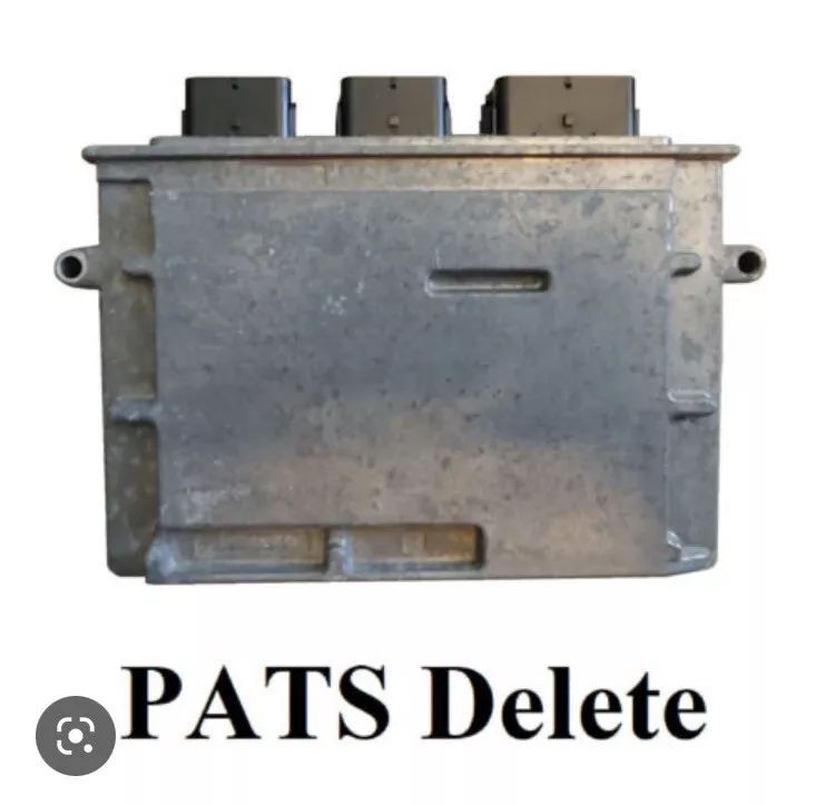 A picture of a pats delete box on a white background