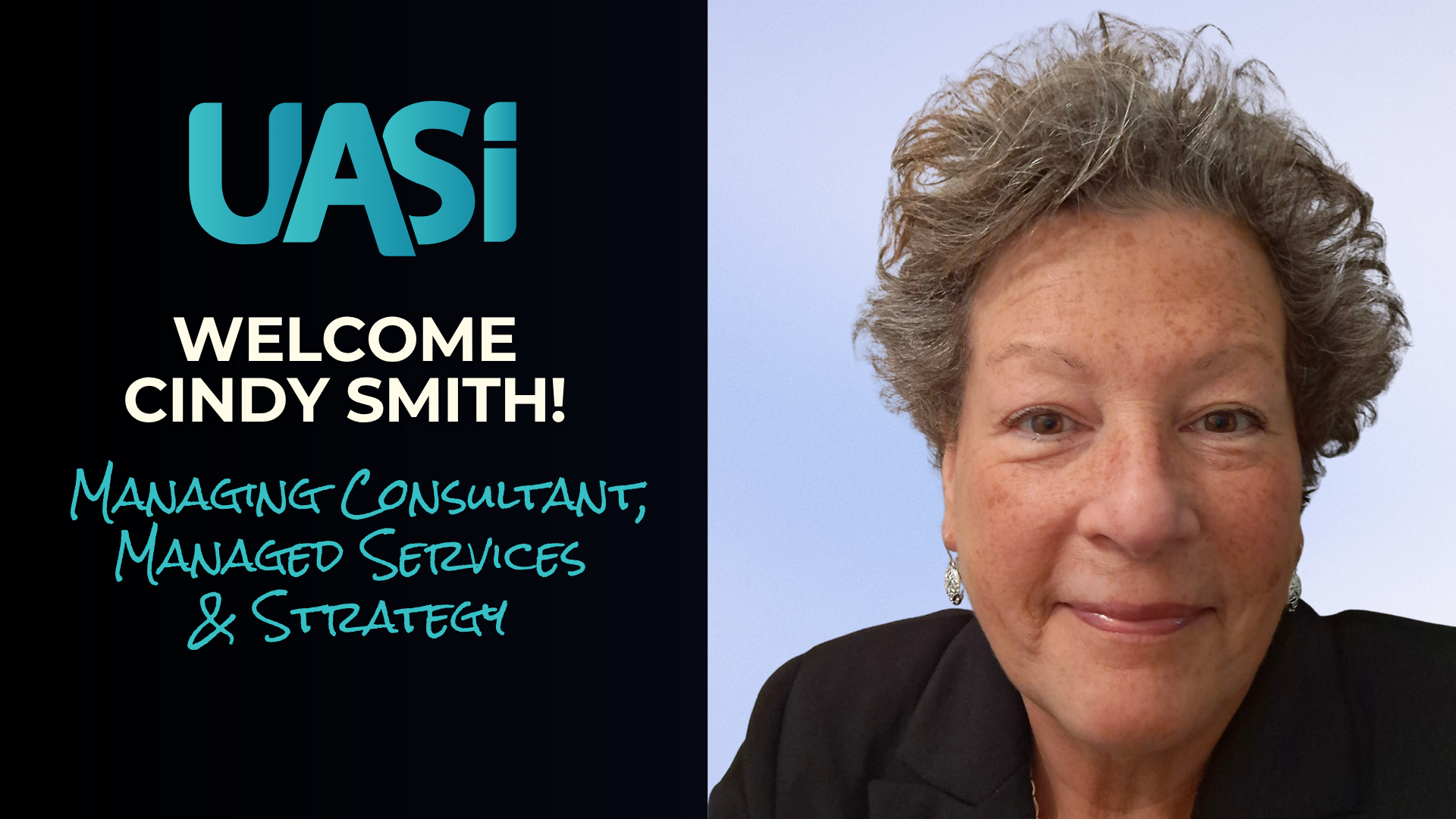 Welcome Cindy Smith, Press release and headshot