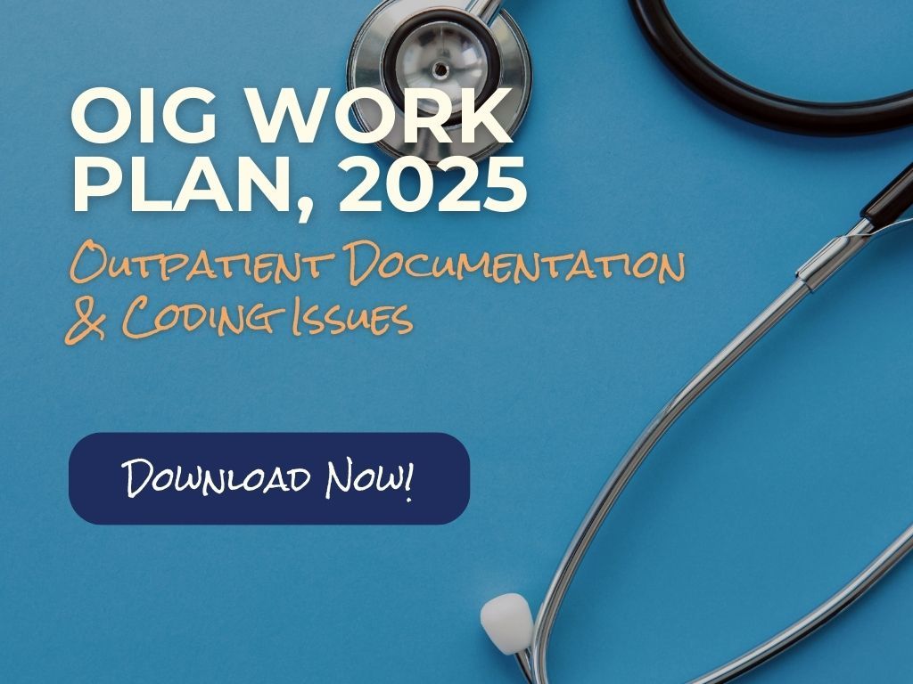 Outpatient Documentation and Coding Issues