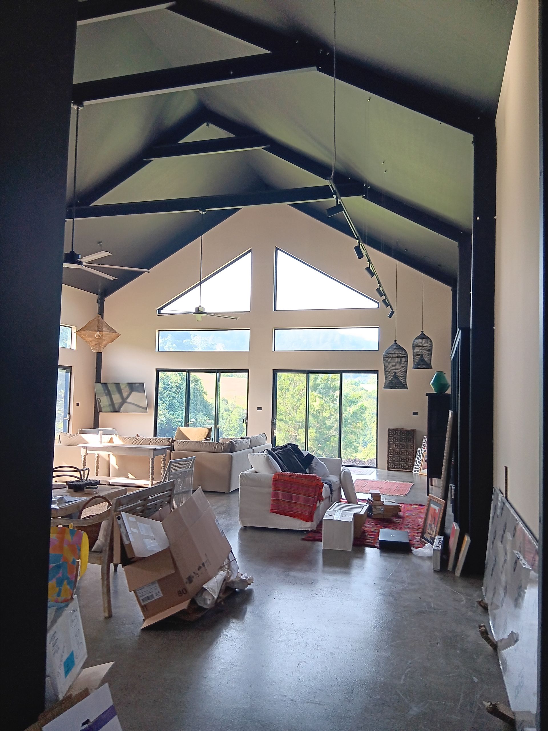 Large, Open-concept Living Room With High Ceilings — AMAC Painting & Maintenance Nowra In Berry, NSW