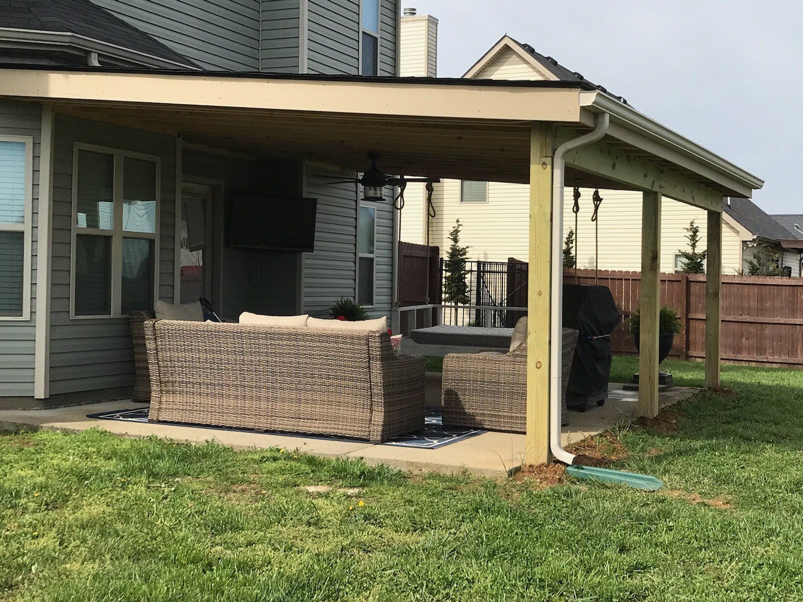 Backyard Patio — Murfreesboro, TN — Smith & Salmons Construction