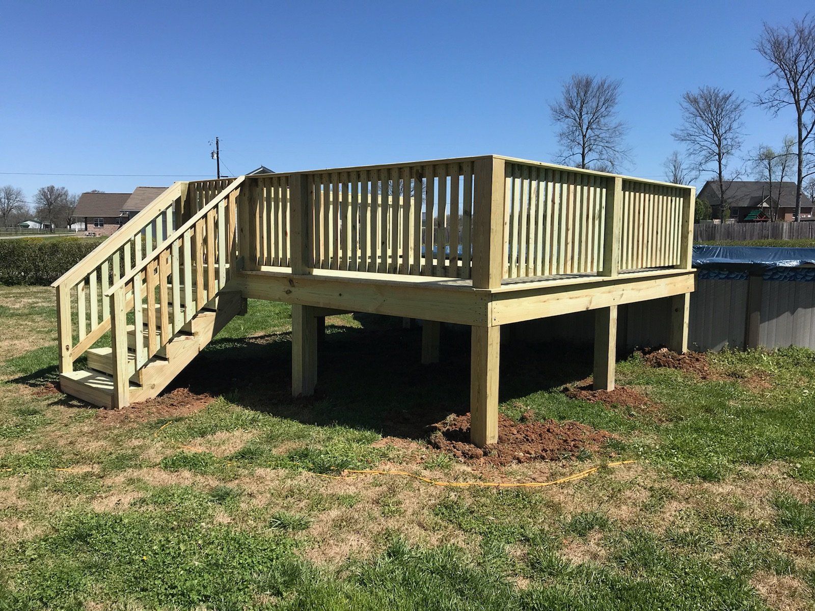 Backyard Deck — Murfreesboro, TN — Smith & Salmons Construction