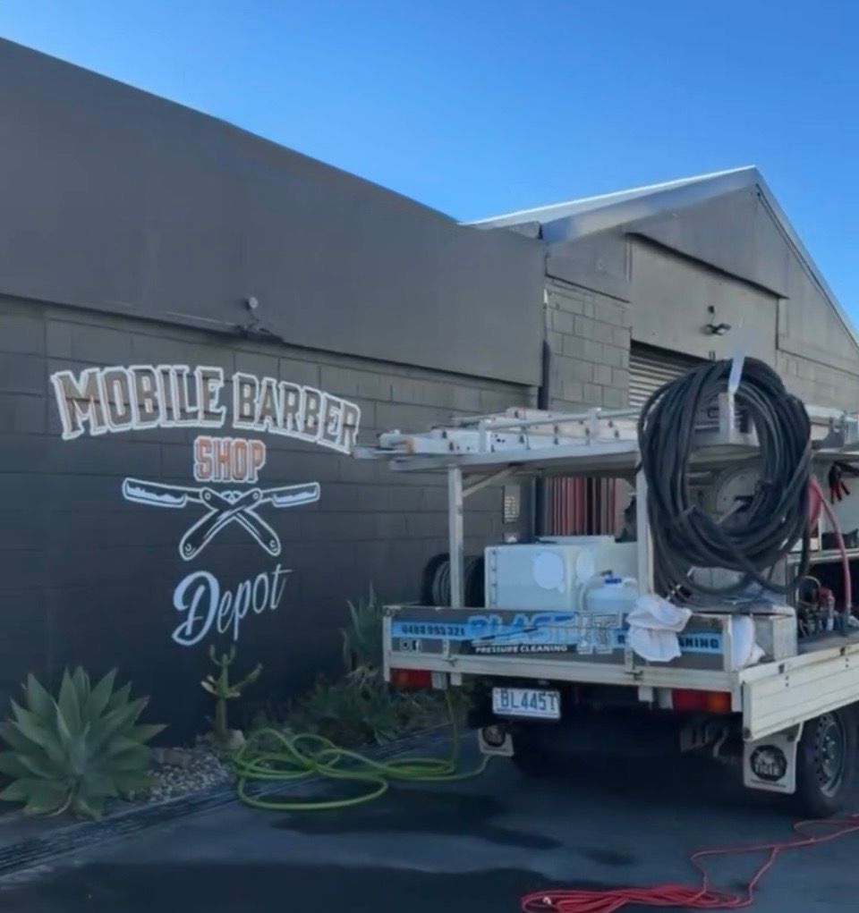 A Service Truck Parked — Blast It Pressure Cleaning - Gold Coast In Gold Coast, QLD