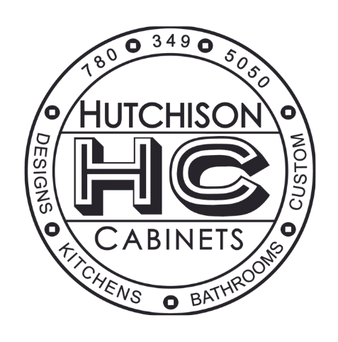 Hutchinson hc cabinets logo on a white background