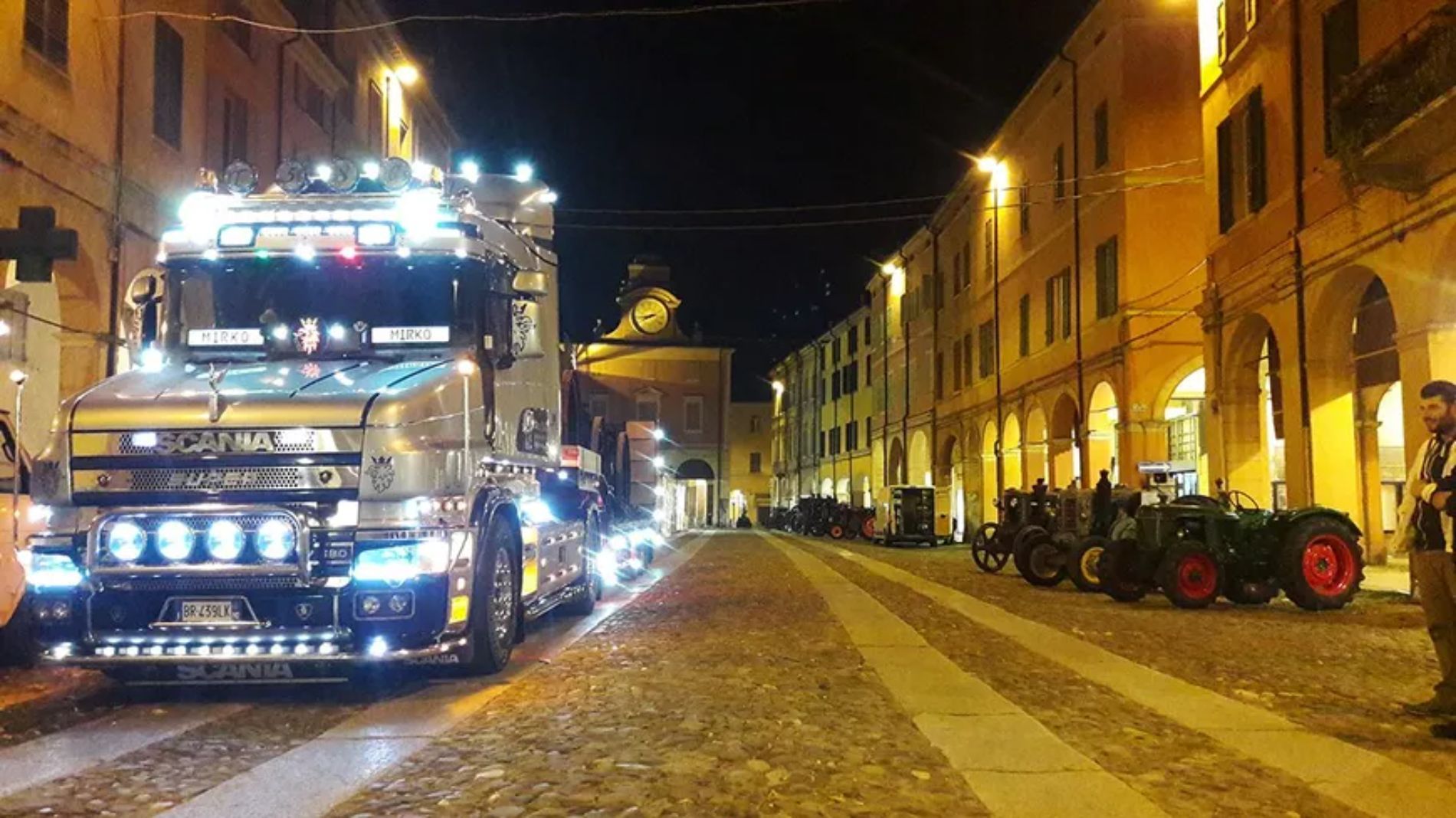camion per trasporti in città