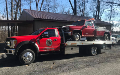 Red Truck Cash for Cars - Mechanicsburg, PA, car needing towing from car removal service in Lemoyne