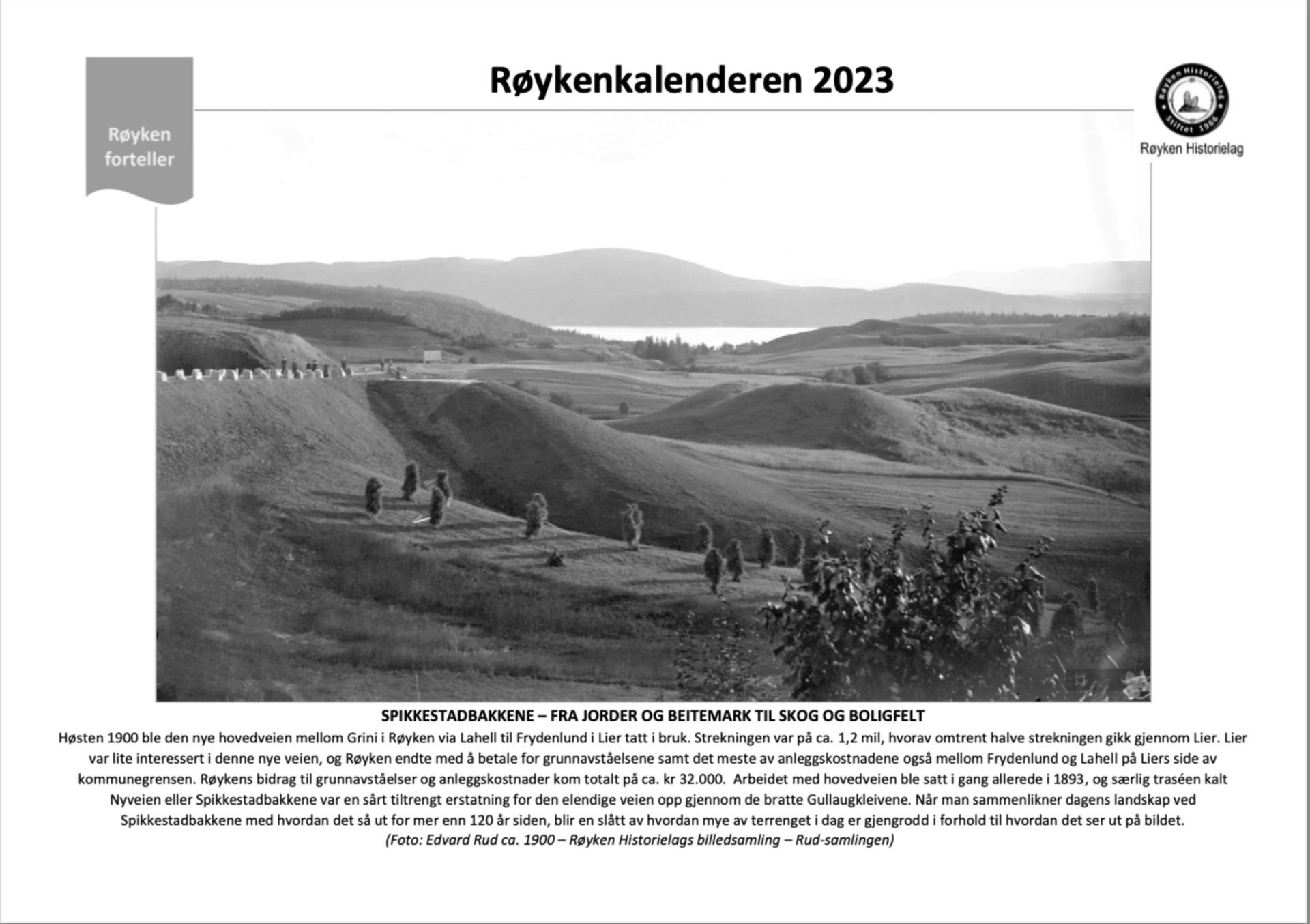 Snart kommer årets Røykenkalender!