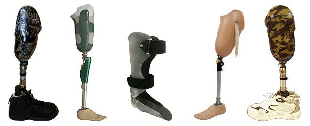 Prosthetic Care — Different Kind of Prosthetic Equipment in Fontana, CA
