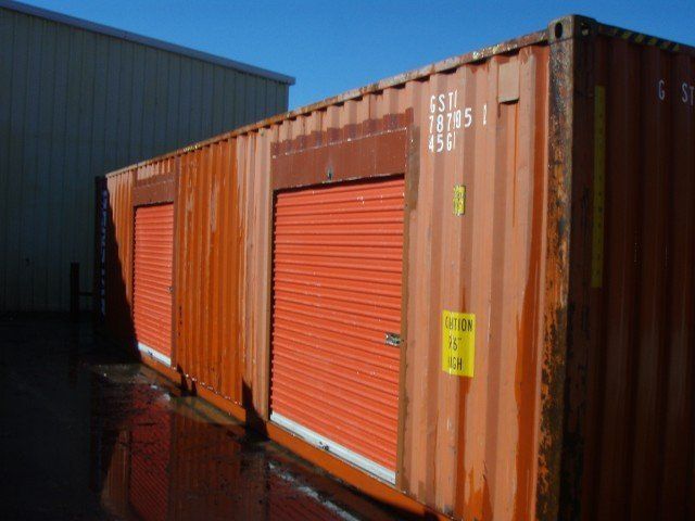 Red Storage Container — Mid-Atlantic Leasing Corporation — Chesapeake, VA
