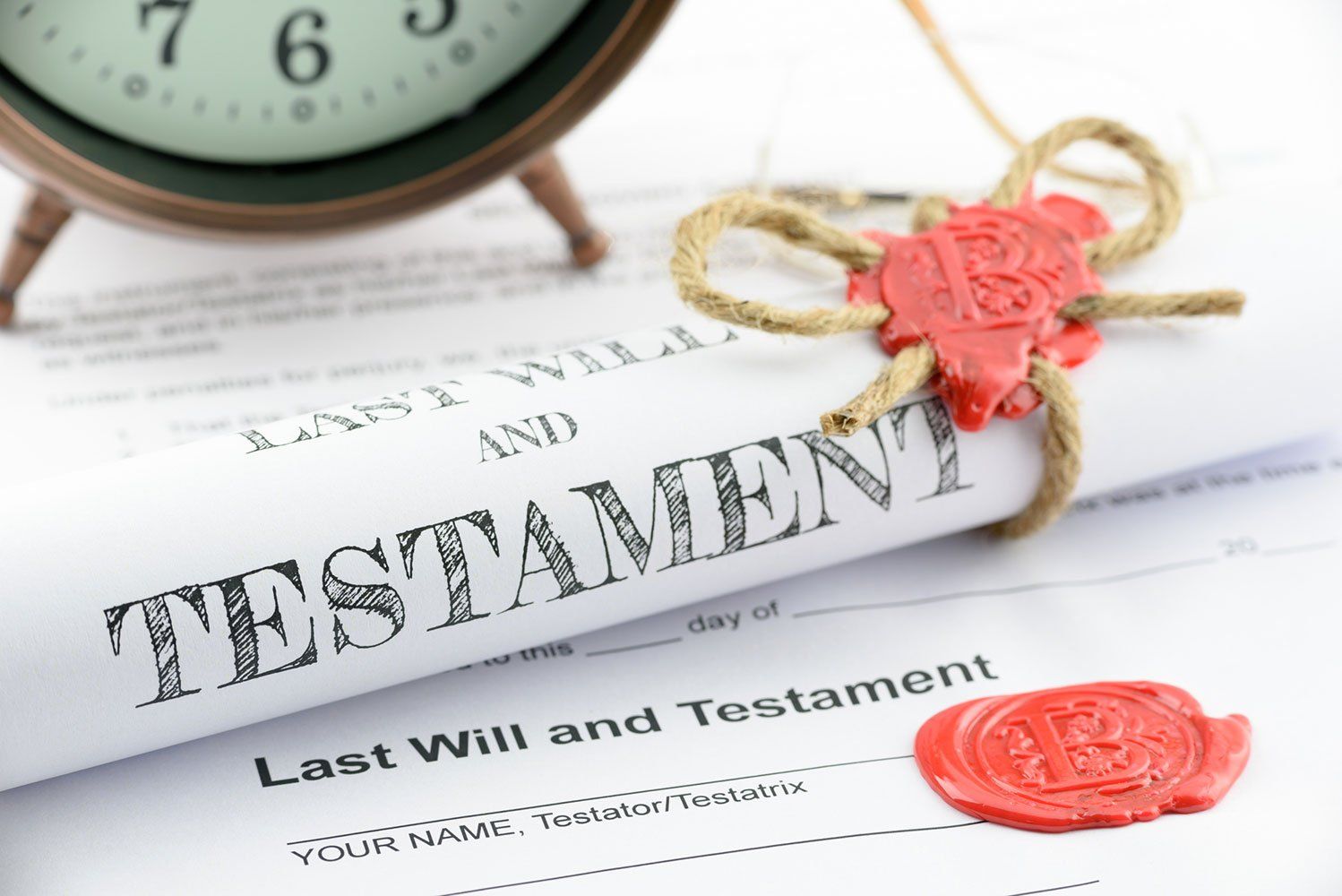 Rolled Up Scroll of Last Will and Testament — Winter Haven, FL — Straughn & Turner, P.A.