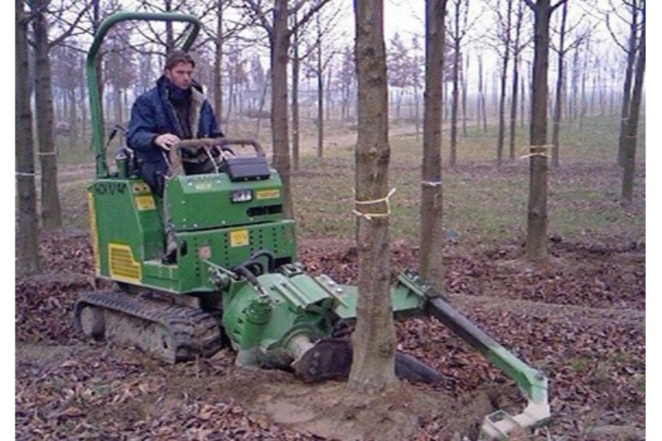 macchina per trapianto albero