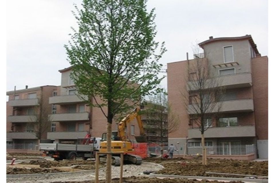 realizzazione di giardino condominiale