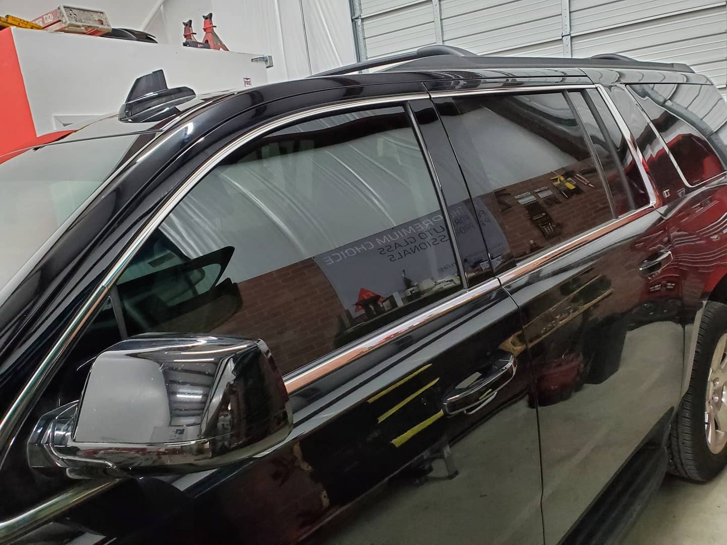 Black SUV with New Windows — Converse, TX — Quality Master Auto Glass