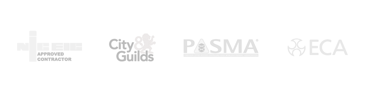 A row of logos on a white background including city guilds , pasma , and eca.