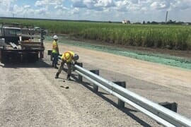 Installing of safety barriers - Traffic signs in Denham Springs, LA