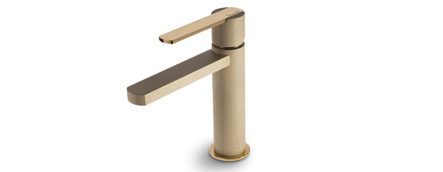 faucet in matte brass Giulini G.