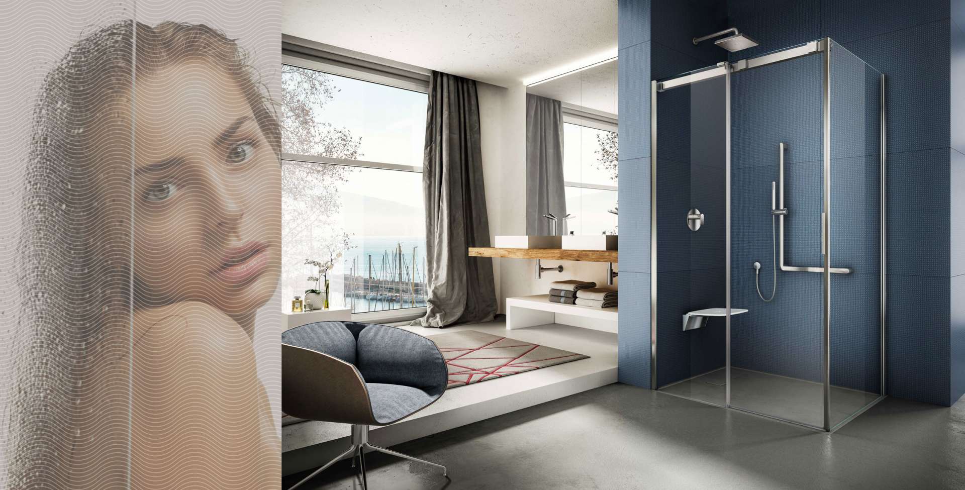 PROVEX glass shower enclosure