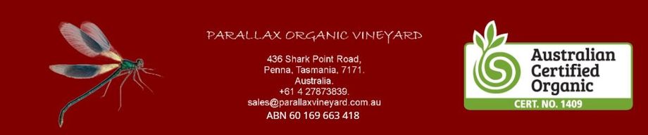 Parallax Organic vineyard logo
