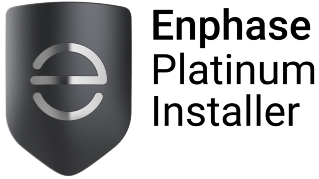 The enphase platinum installer logo has a shield on it.