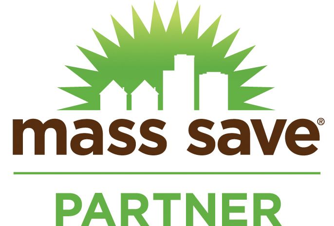 A mass save partner logo with a green sun