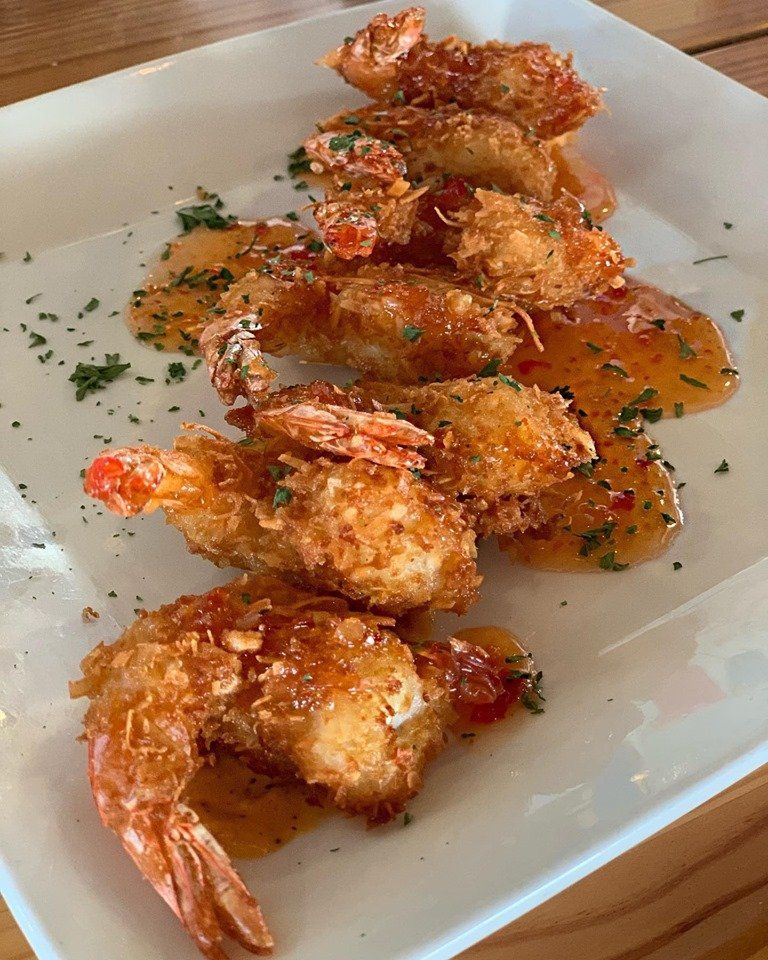 fried shrimp in orange beach