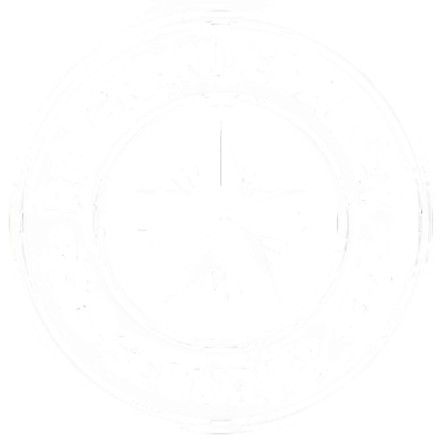 A white background with a circle in the middle of it.