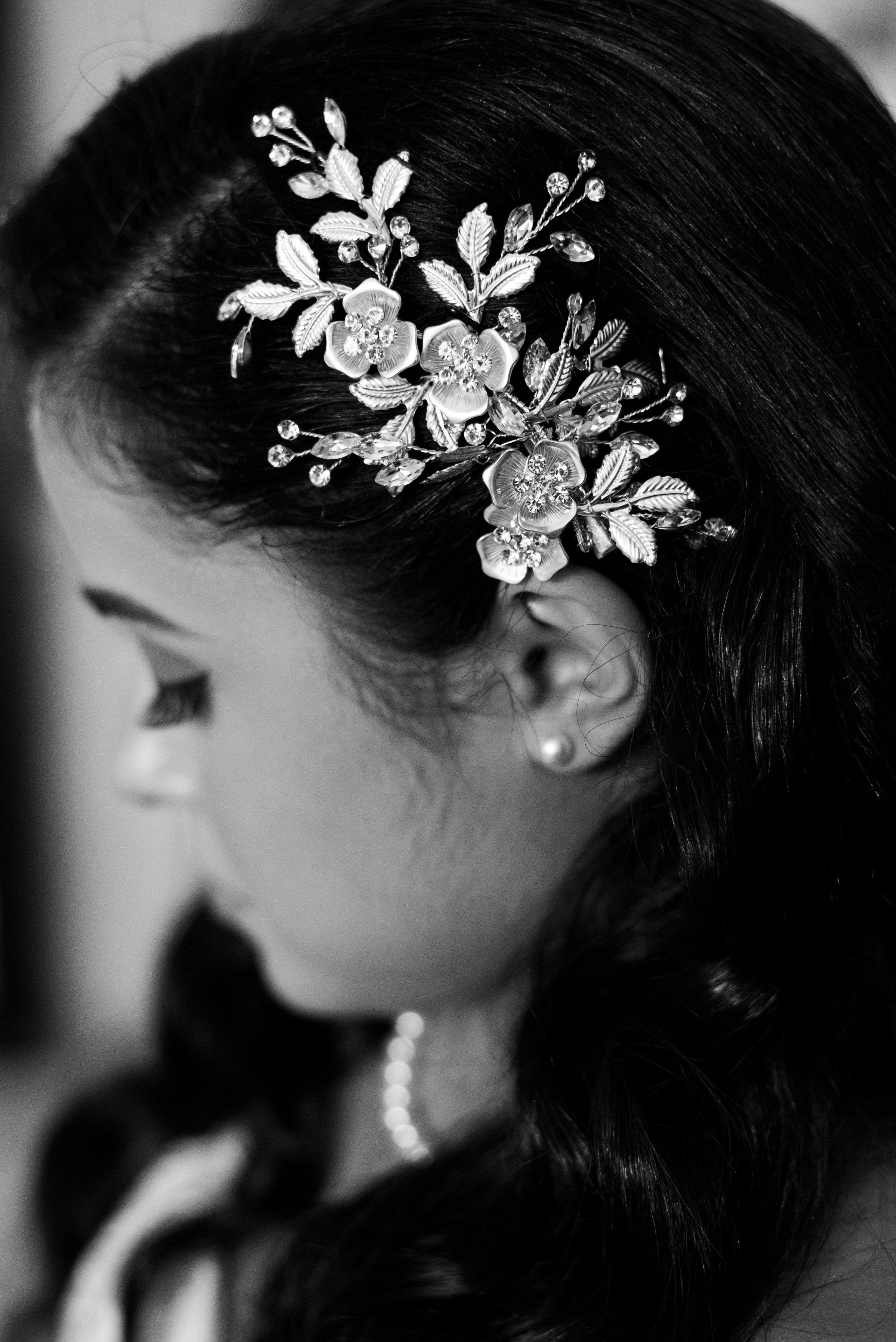 wedding barrettes