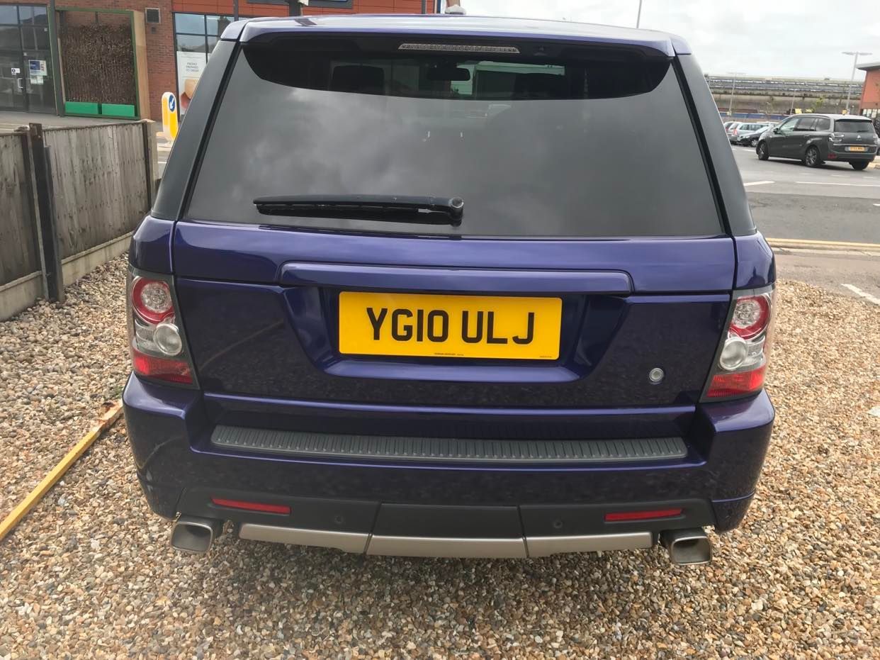 Rear Blue Range Rover Sport For Sale