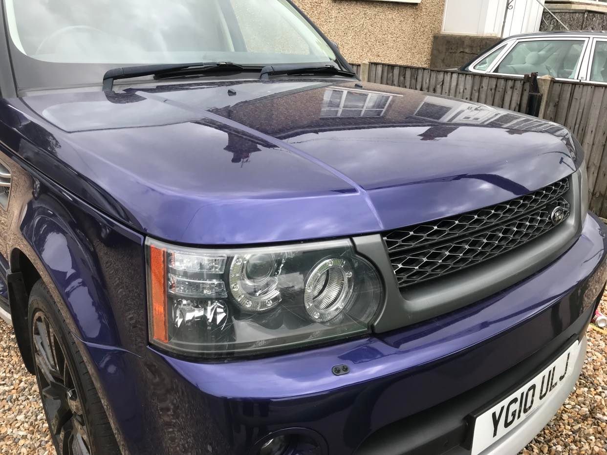 Front Blue Range Rover Sport For Sale