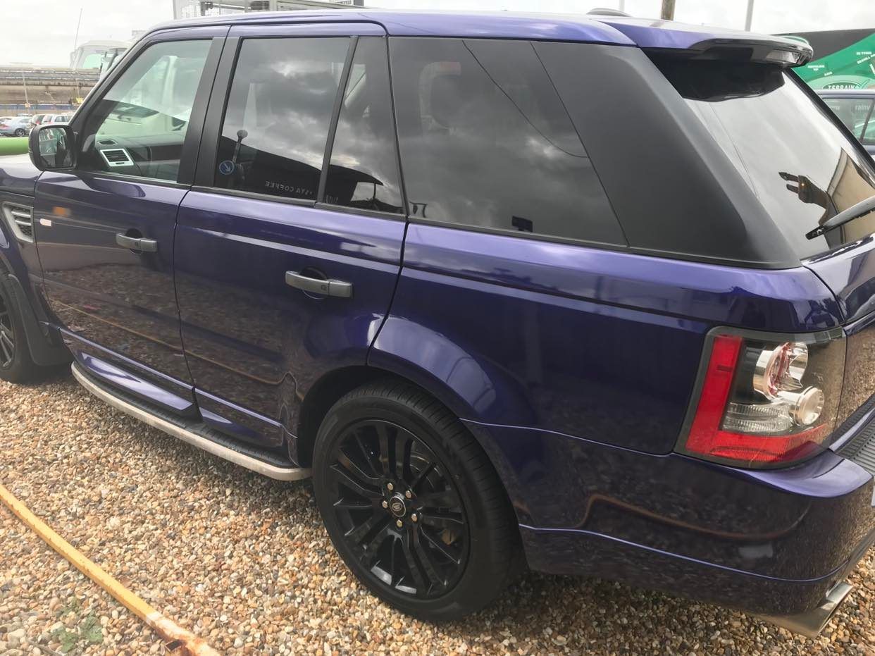 Side Blue Range Rover Sport For Sale