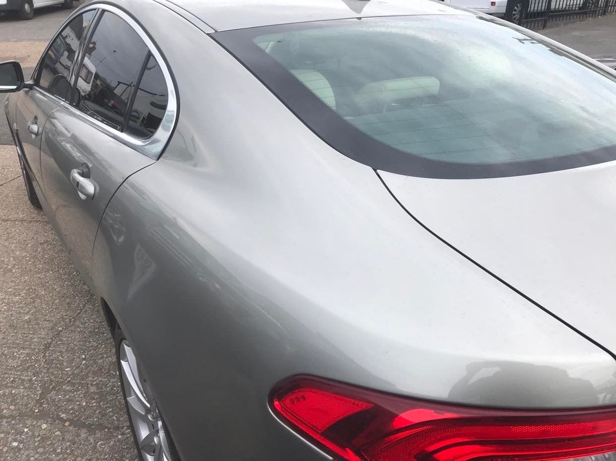 Rear Side Gold Jaguar XF For Sale