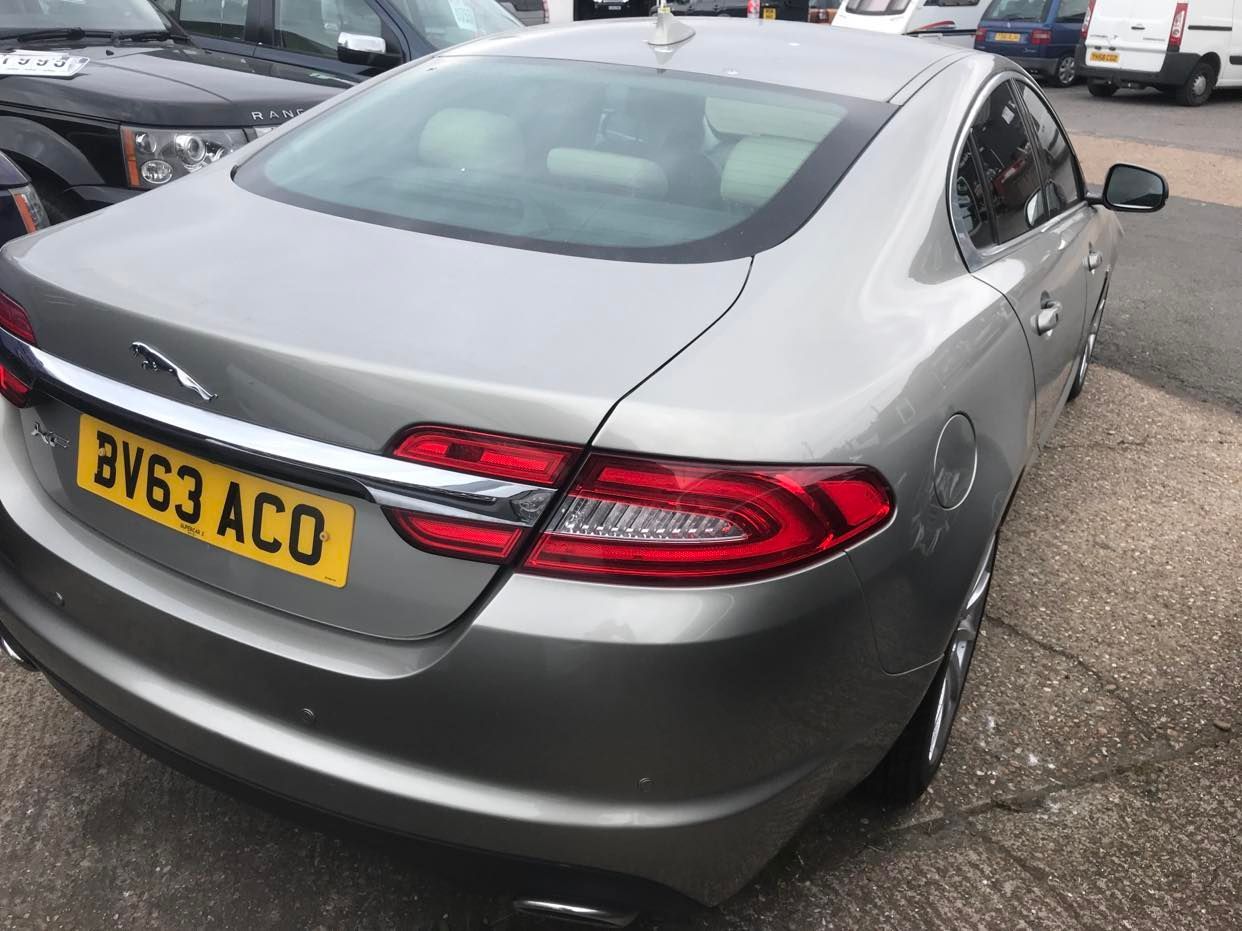 Rear Gold Jaguar XF For Sale