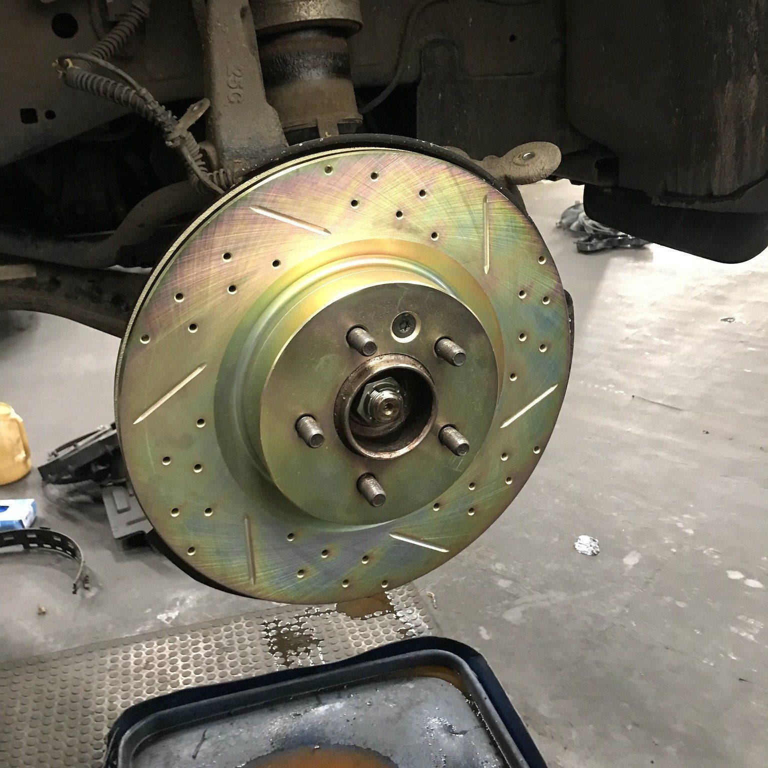 Drilled and Grooved Brake Discs