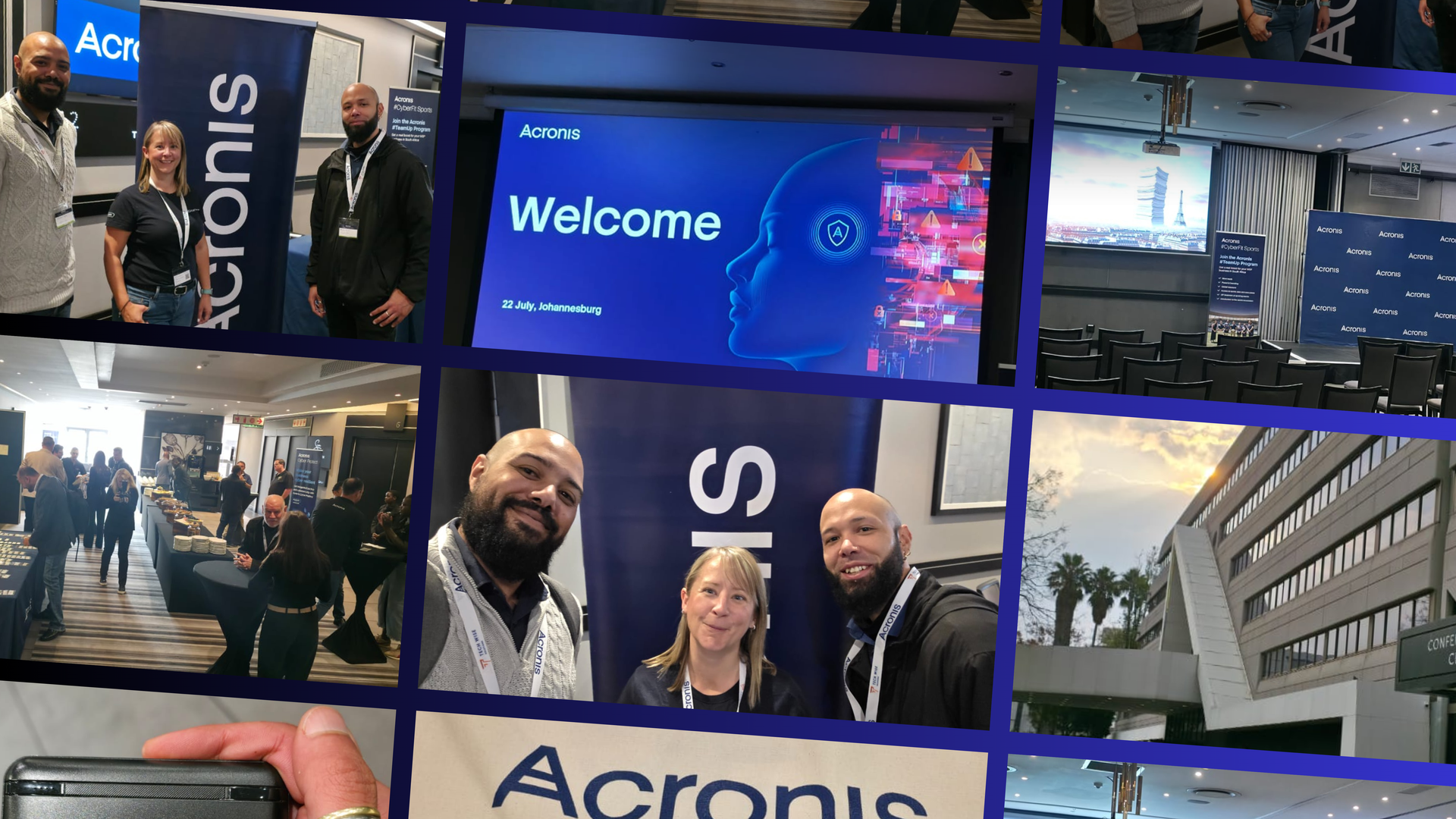 A collage of photos from Acronis Partner Day 2025