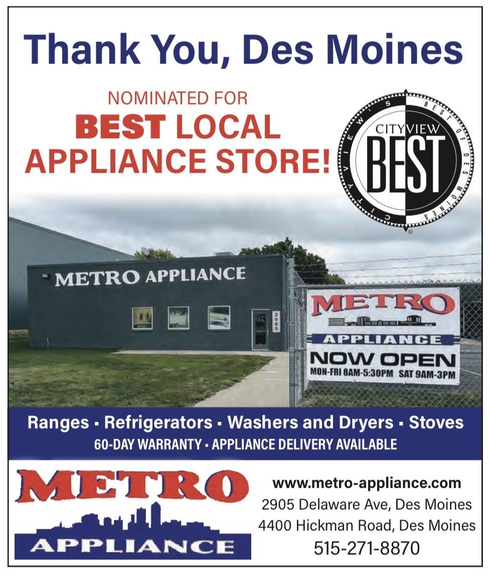 Appliance Service Des Moines, IA Metro Appliance Repair