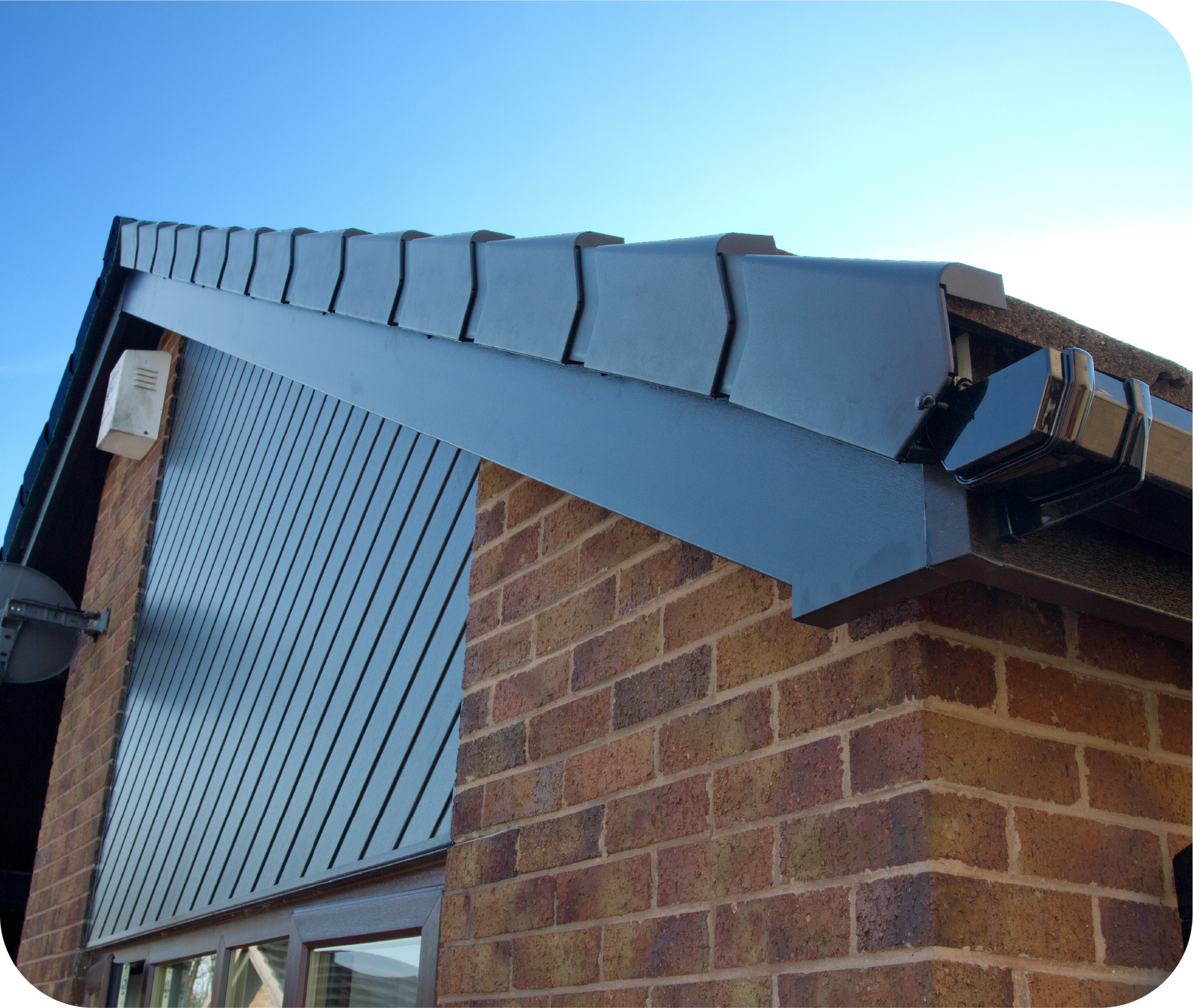 An attic with aluminum foil covering the ceiling