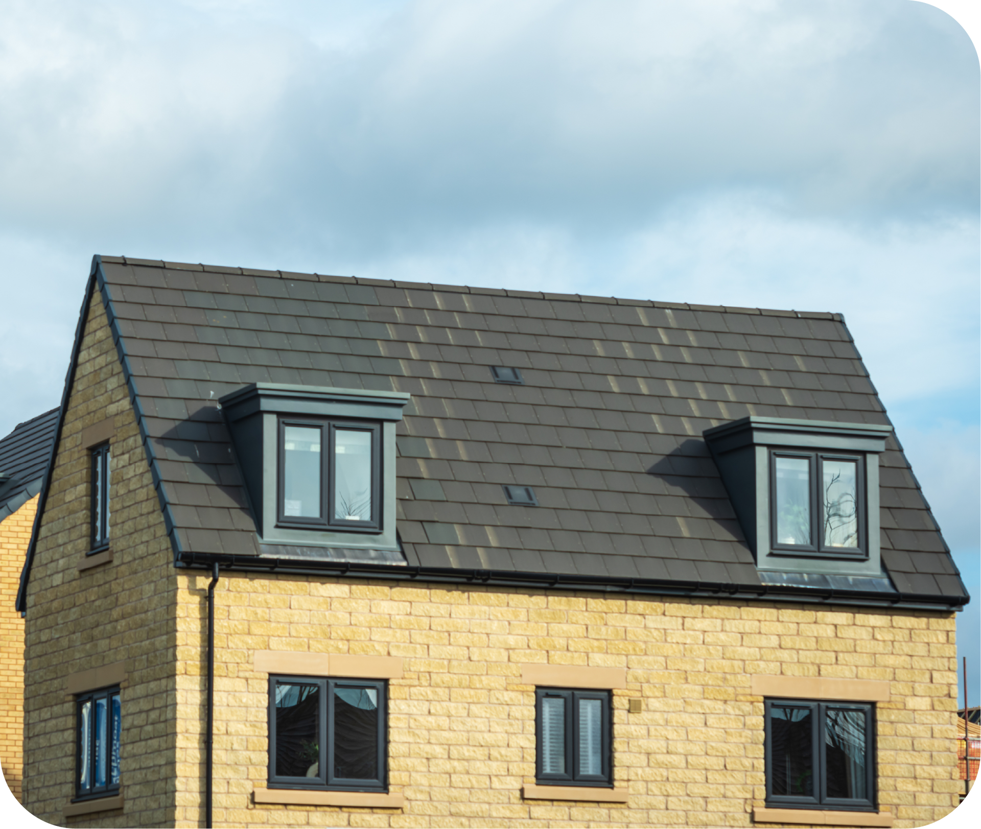 An attic with aluminum foil covering the ceiling