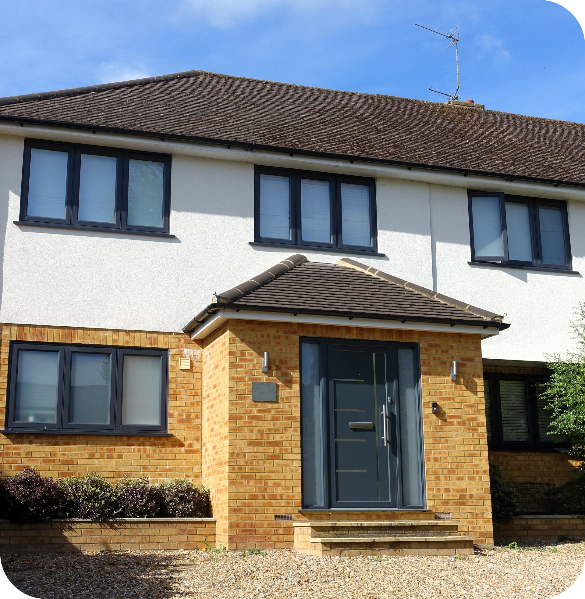 An attic with aluminum foil covering the ceiling