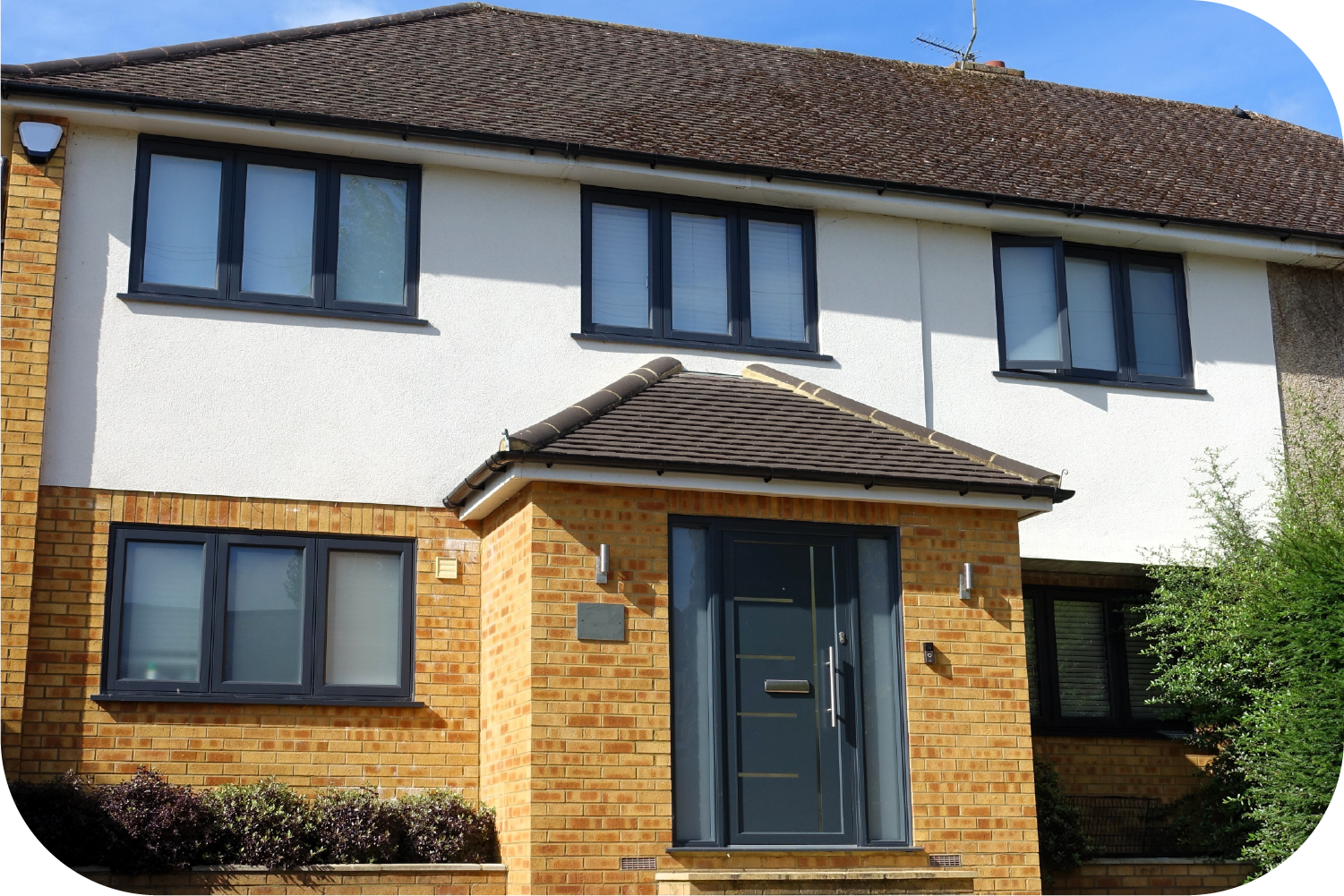An attic with aluminum foil covering the ceiling
