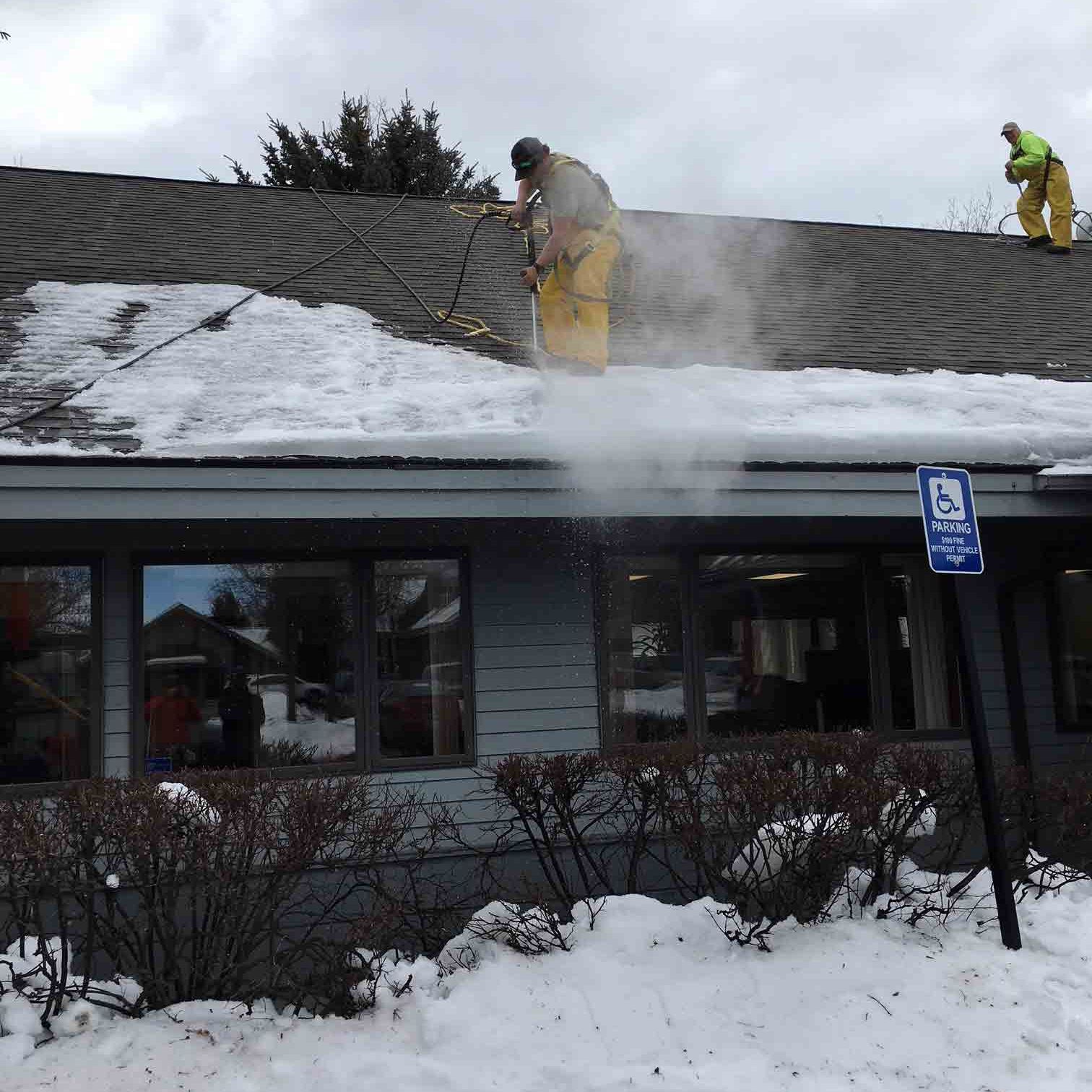 Snow Removal On Roof — Bozeman, MT — Quality Roofing & Sheet Metal