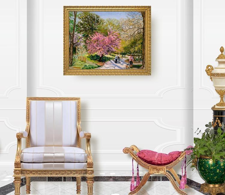 Cherry Blossom | Landscape Oil Painting by John Varriano