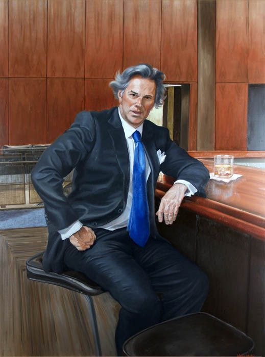 John Varriano's masterful depiction of Harold, a commissioned portrait oil painting