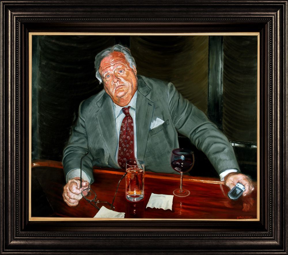 Sir Charles | Figurative Oil Painting by John Varriano