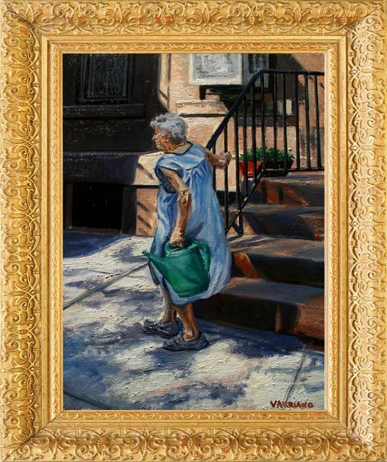 John Varriano's figurative oil painting titled 