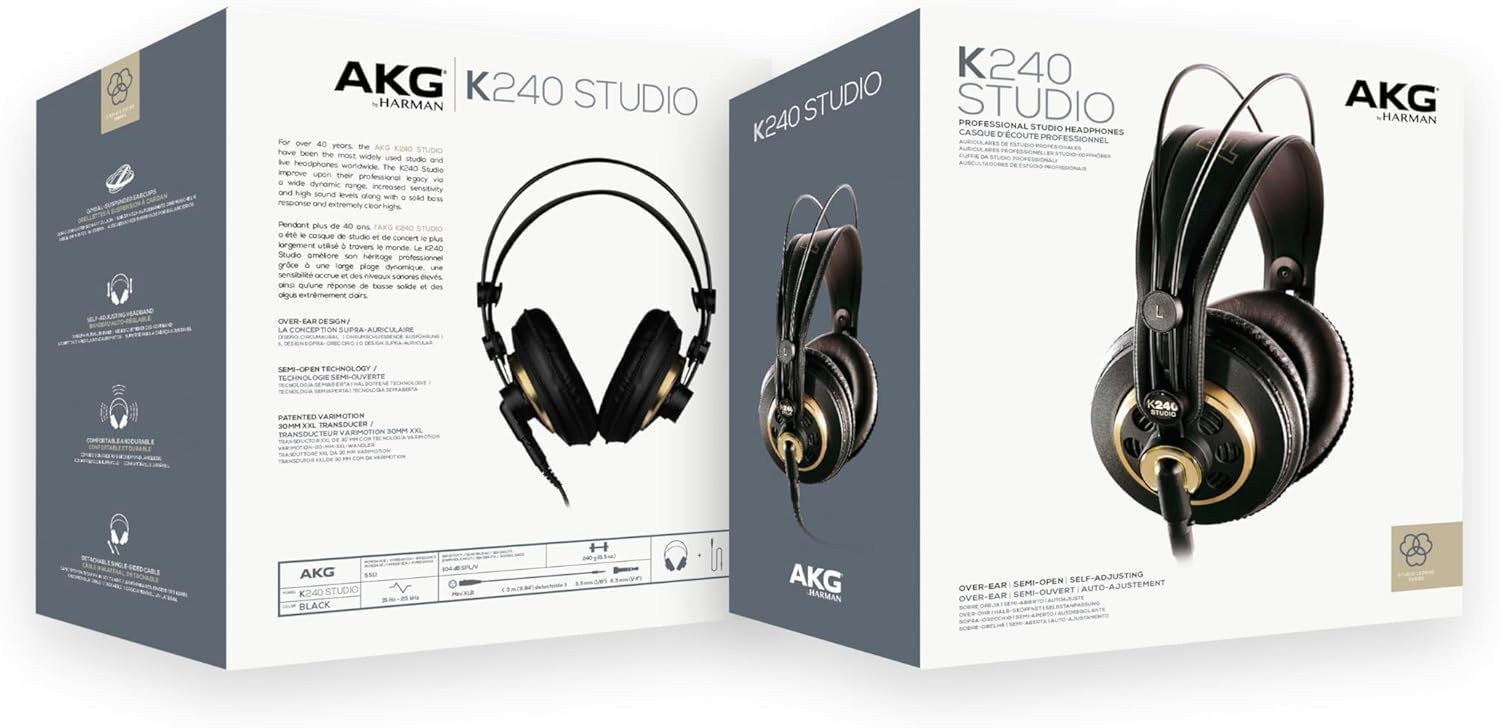AKG K240 Studio Headphones | The Budget-Friendly Choice for Audio Professionals | Gear Plugs