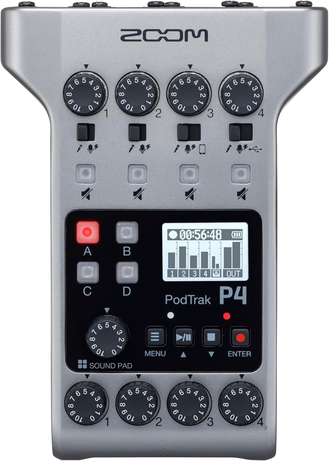 Zoom’s PodTrak P4 | The Ultimate Starter Gear for Podcasting and Remote Recording | Gear Plugs
