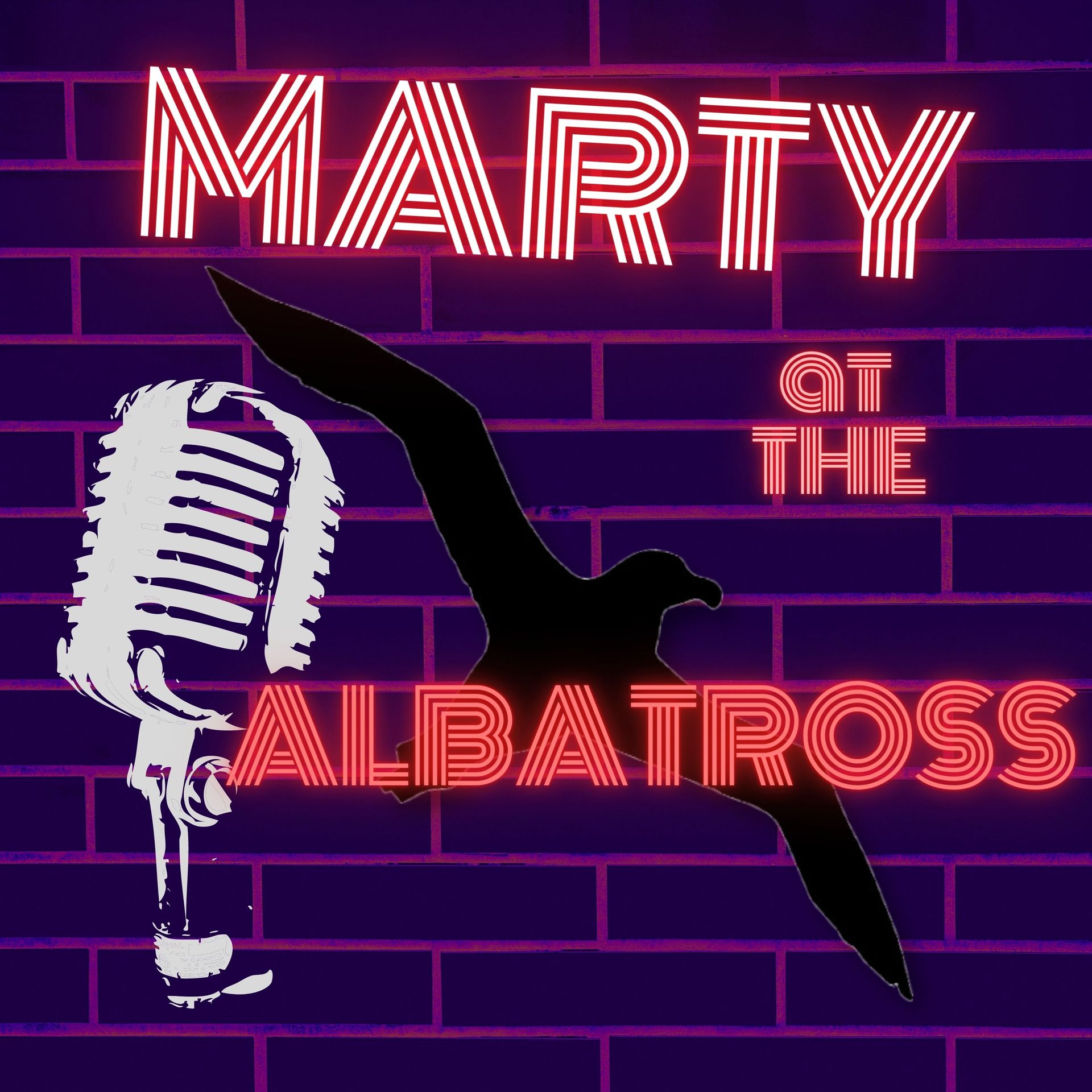 Marty at the Albatros Logo