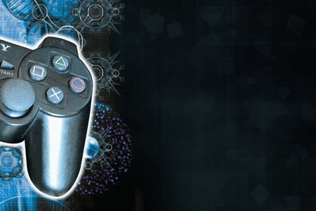 A playstation controller