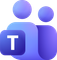 Microsoft Teams logo: Two figures with a